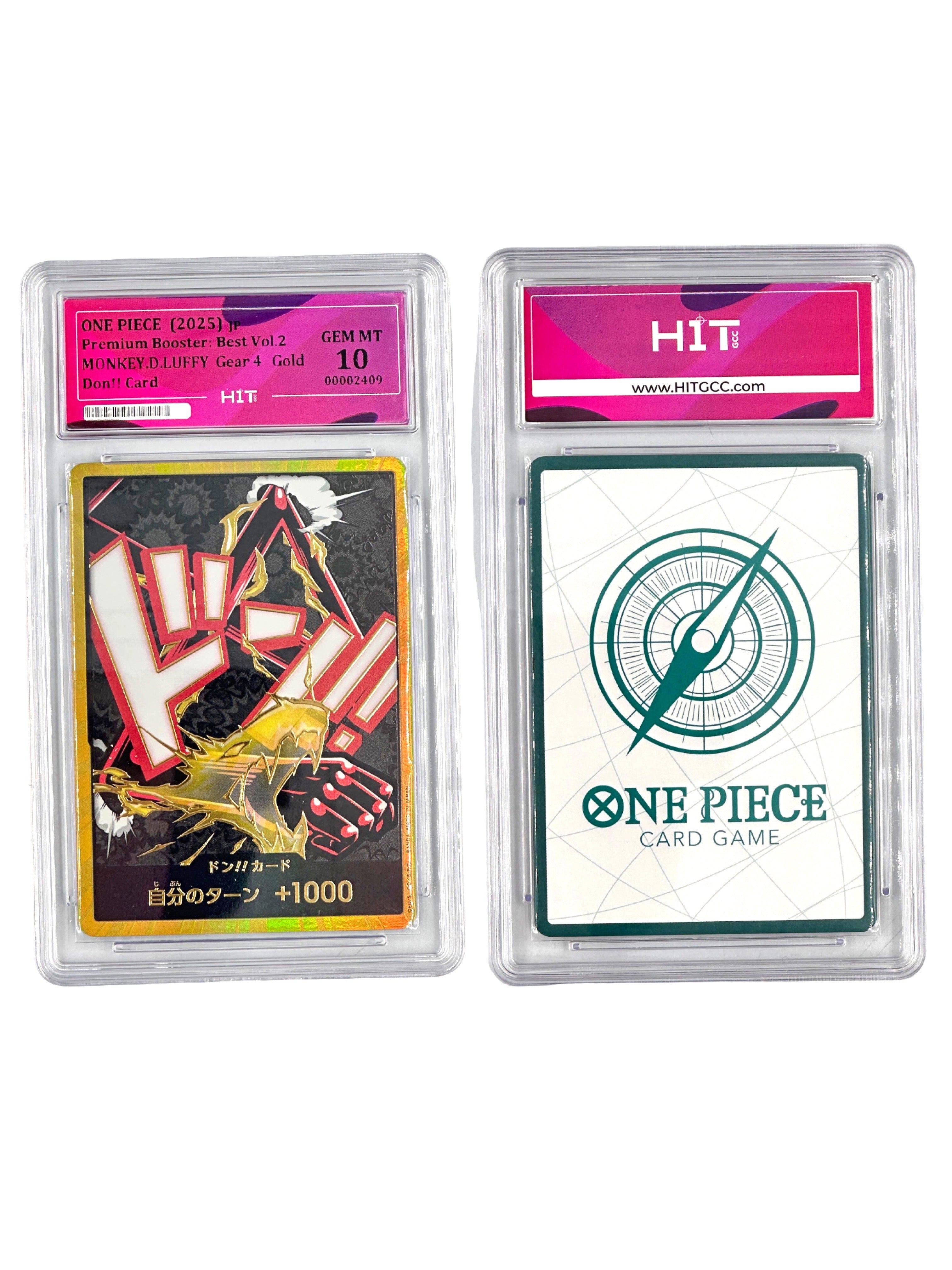 One Piece Monkey D. Luffy Gear 4 Gold Don!! Card (JP Premium Booster Best Vol.2) 00002409