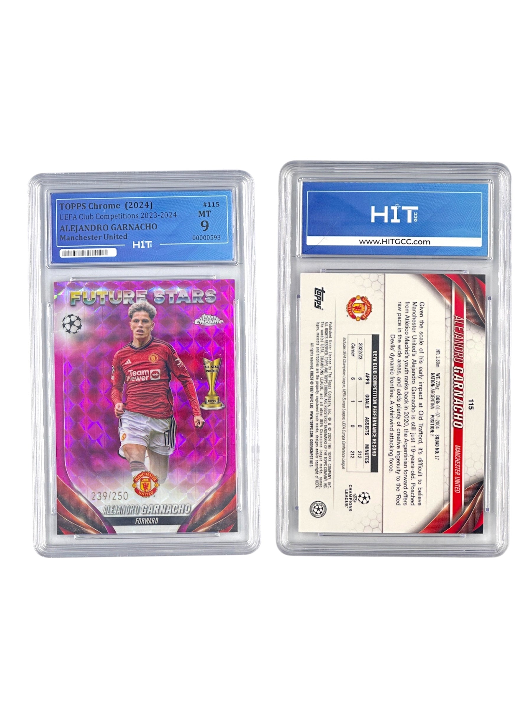 Alejandro Garnacho (2024 Topps Chrome) 00000593