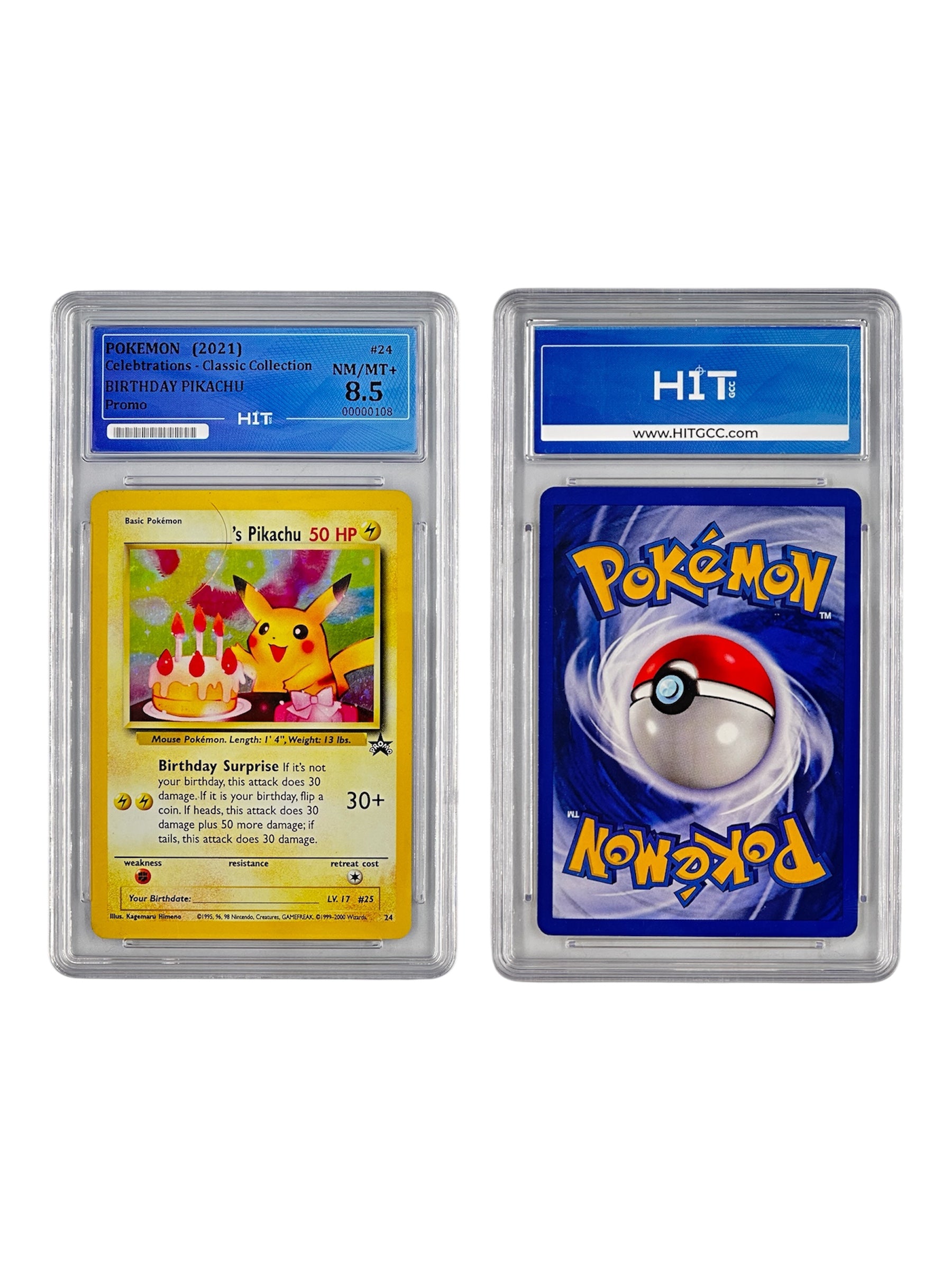 Pokémon Birthday Pikachu (Celebrations - Classic Collection) 00000108