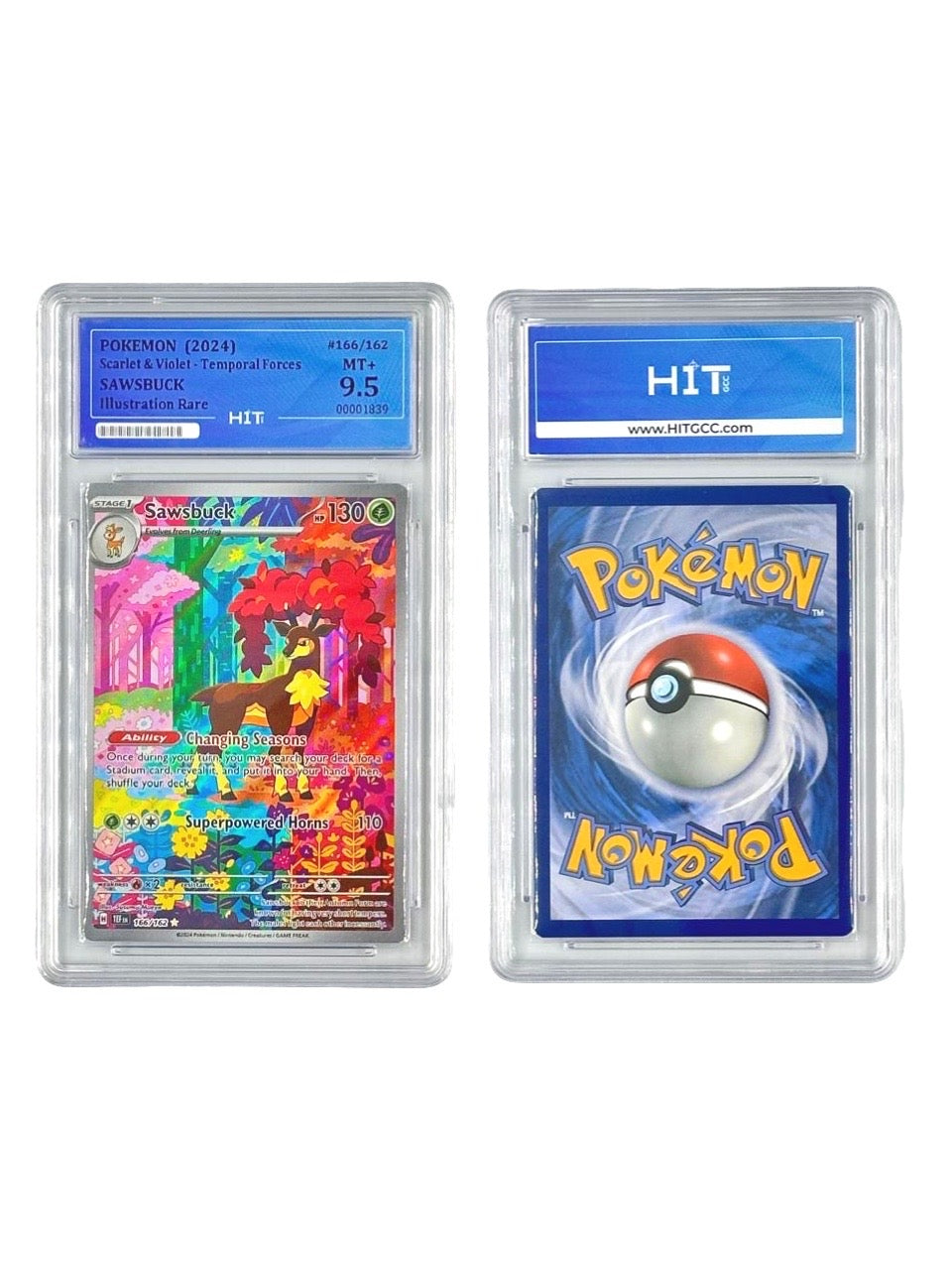 Pokémon Sawsbuck Illustration Rare (Scarlet & Violet - Temporal Forces) 00001839