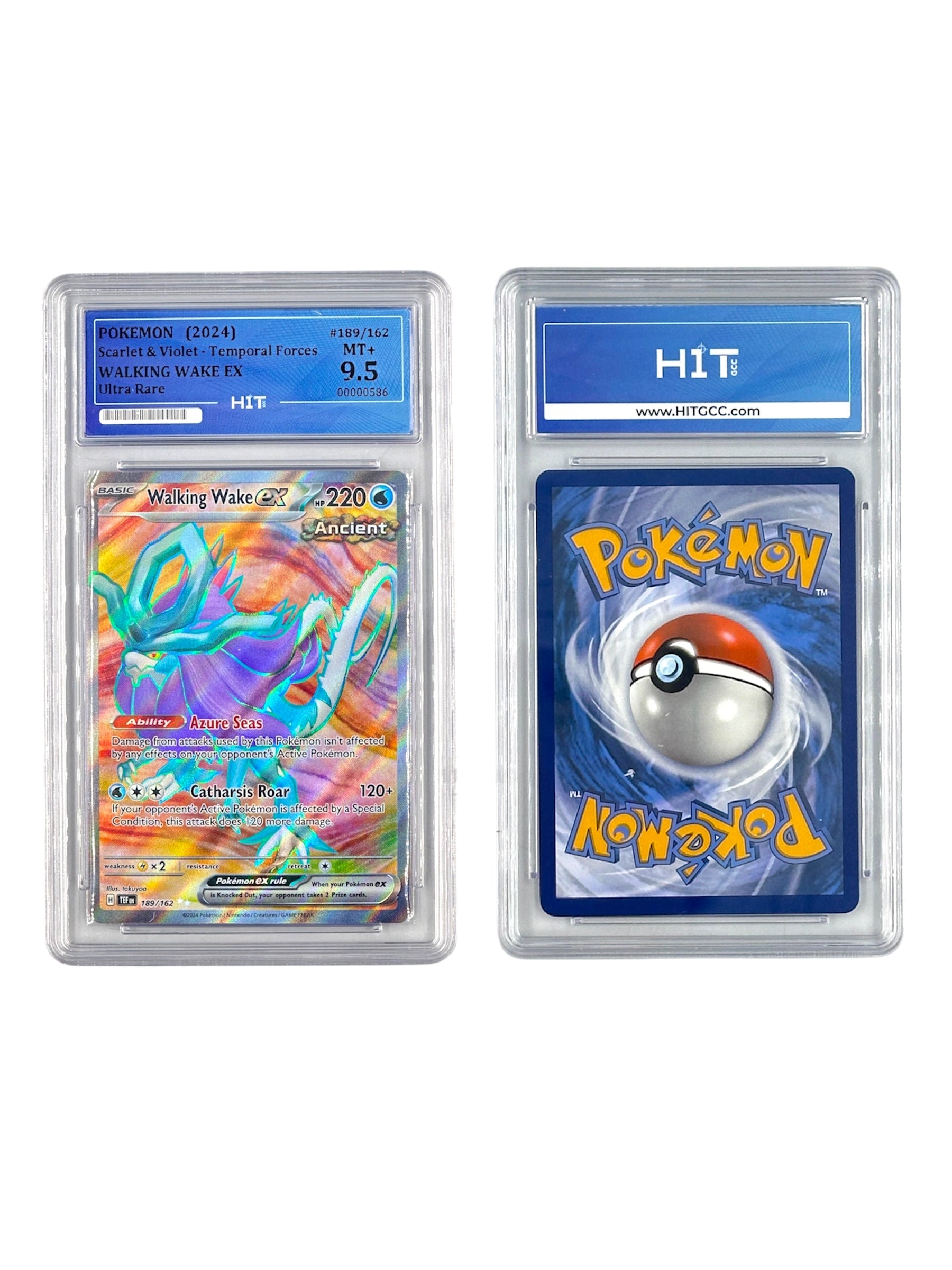 Pokémon Walking Wake ex (Scarlet & Violet - Temporal Forces) 00000586