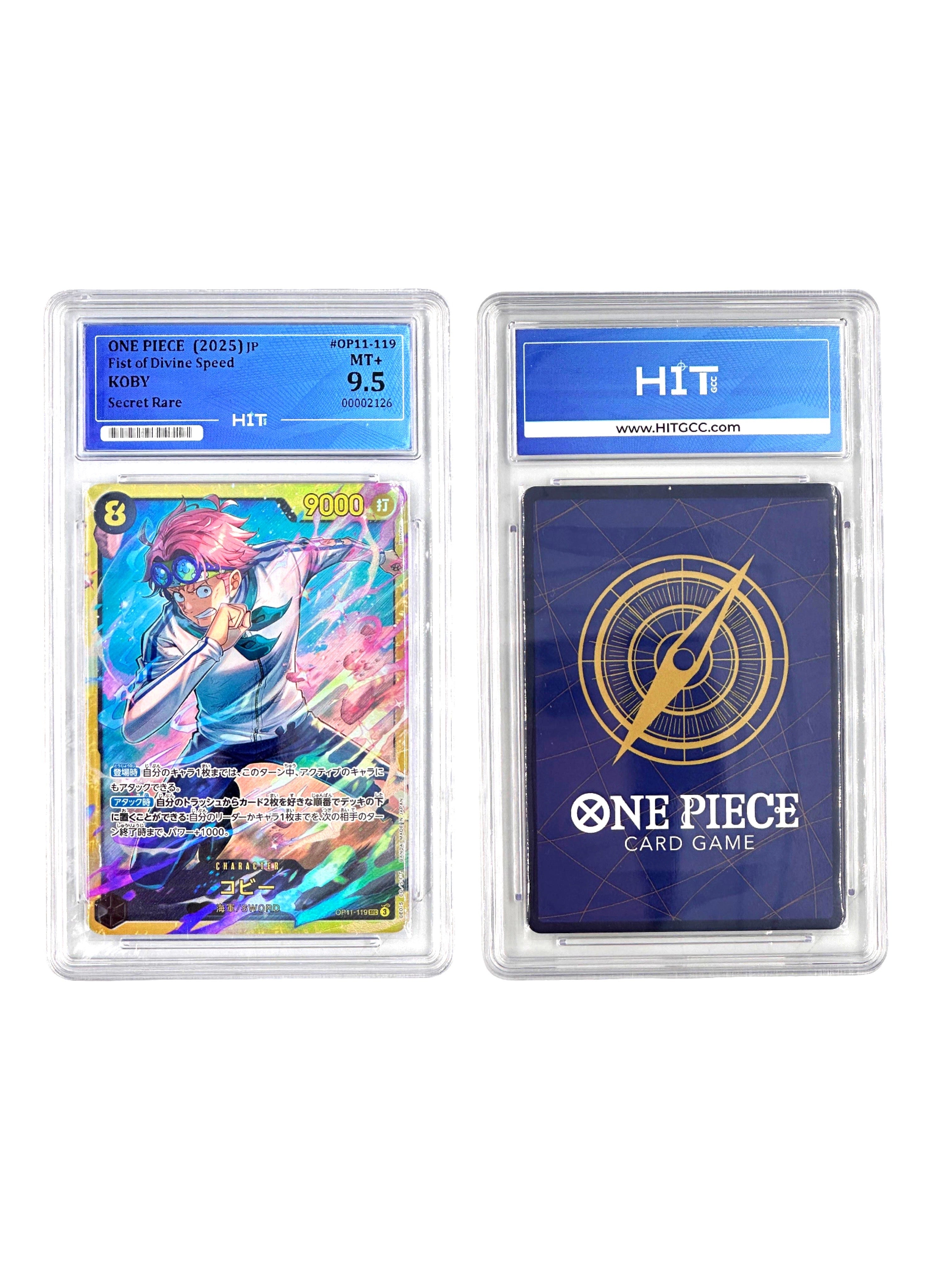 One Piece Koby Secret Rare (JP Fist of Divine Speed) 00002126