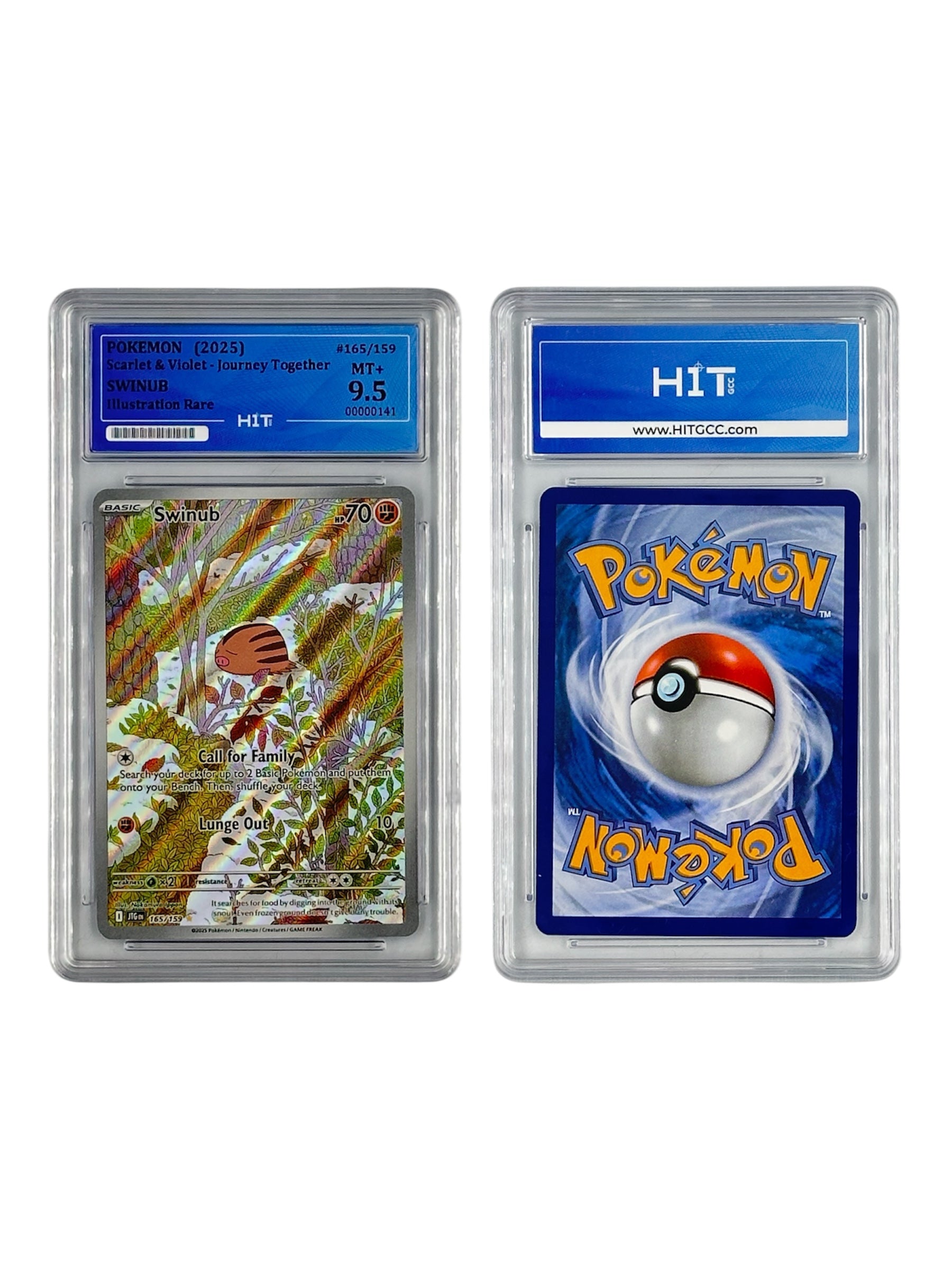 Pokémon Swinub Illustration Rare (Scarlet & Violet - Journey Together) 00000141