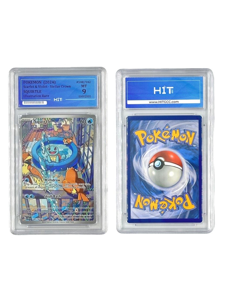 Pokémon Squirtle Illustration Rare (Scarlet & Violet - Stellar Crown) 00002005