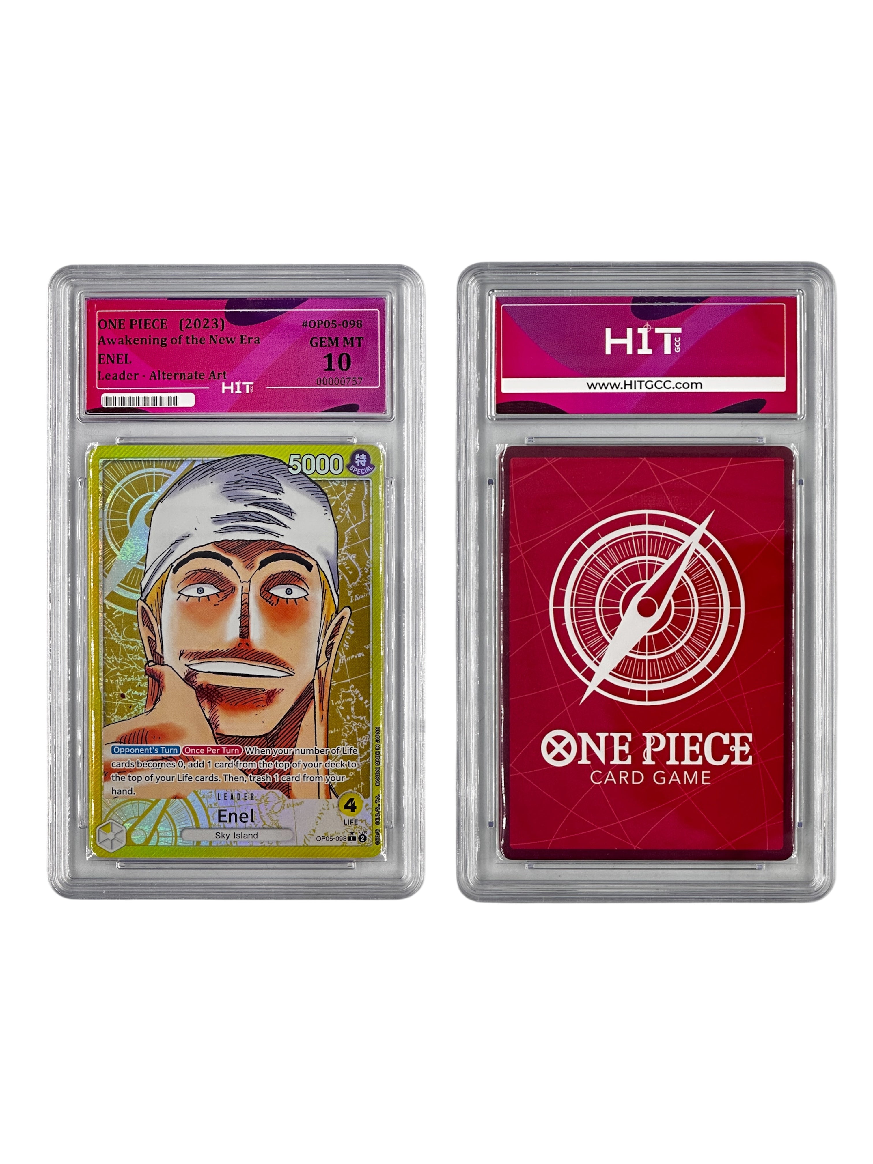 One Piece Enel Leader - Alternate Art (Awakening of the New Era) 00000757