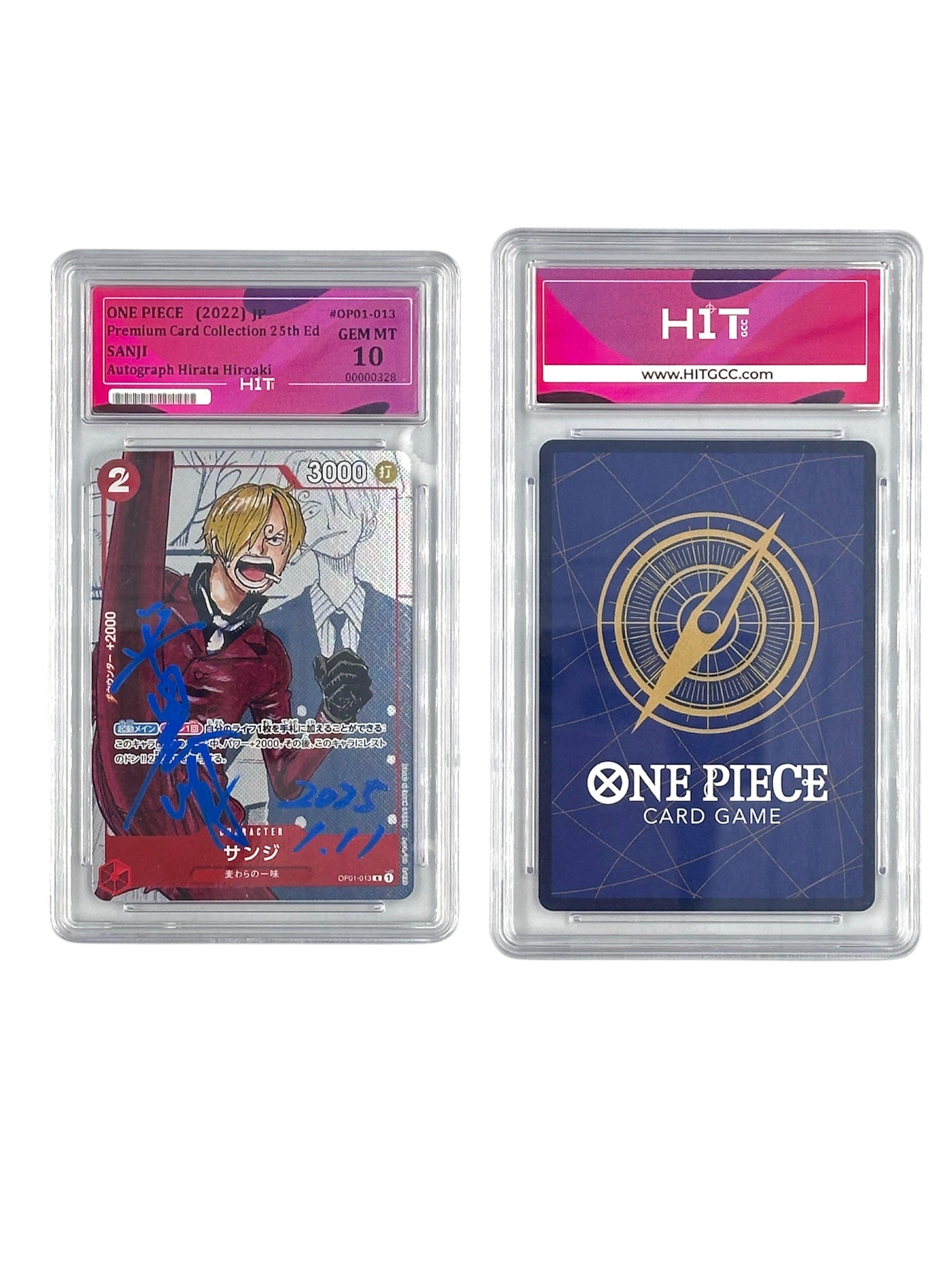 One Piece Sanji Autograph Hirata Hiroaki (JP Premium Card Collection 25th Ed) 00000328