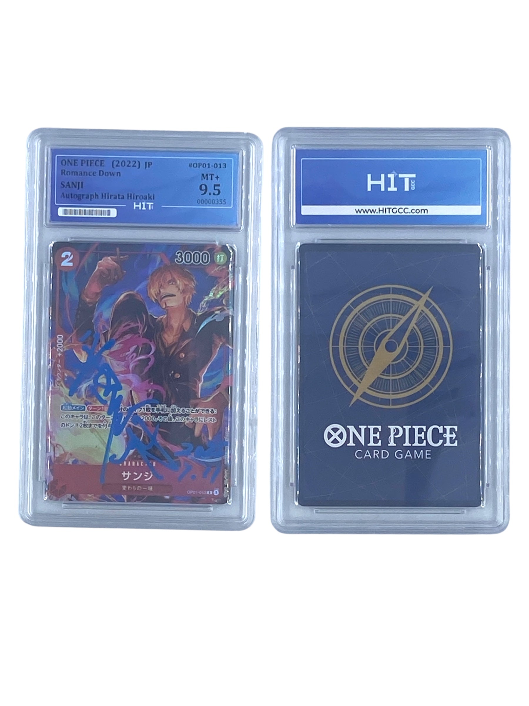 One Piece Sanji Autograph Hirata Hiroaki (JP Romance Dawn) 00000355