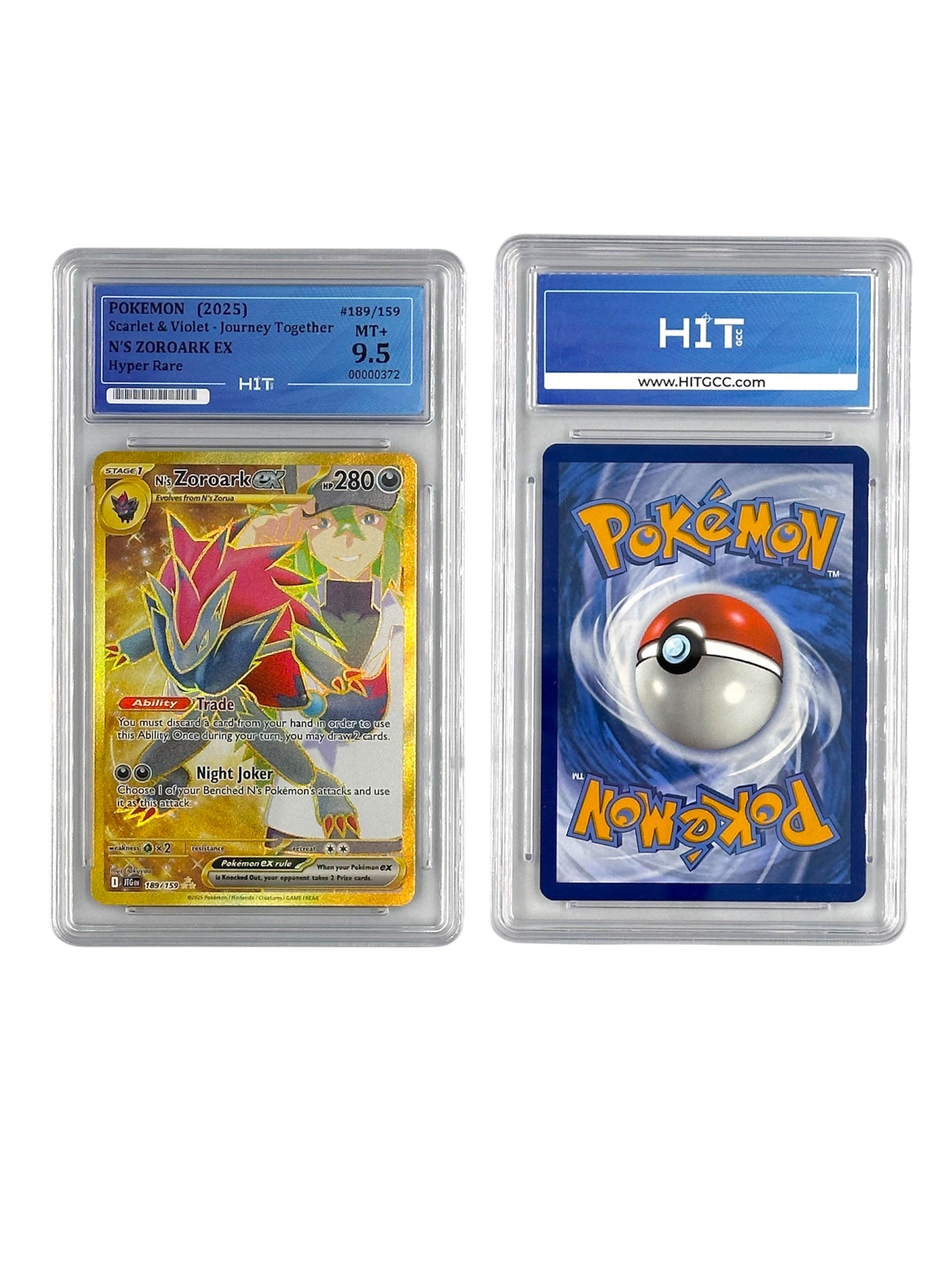 Pokémon N'S ZOROARK EX (Scarlet & Violet - Journey Together) 00000372