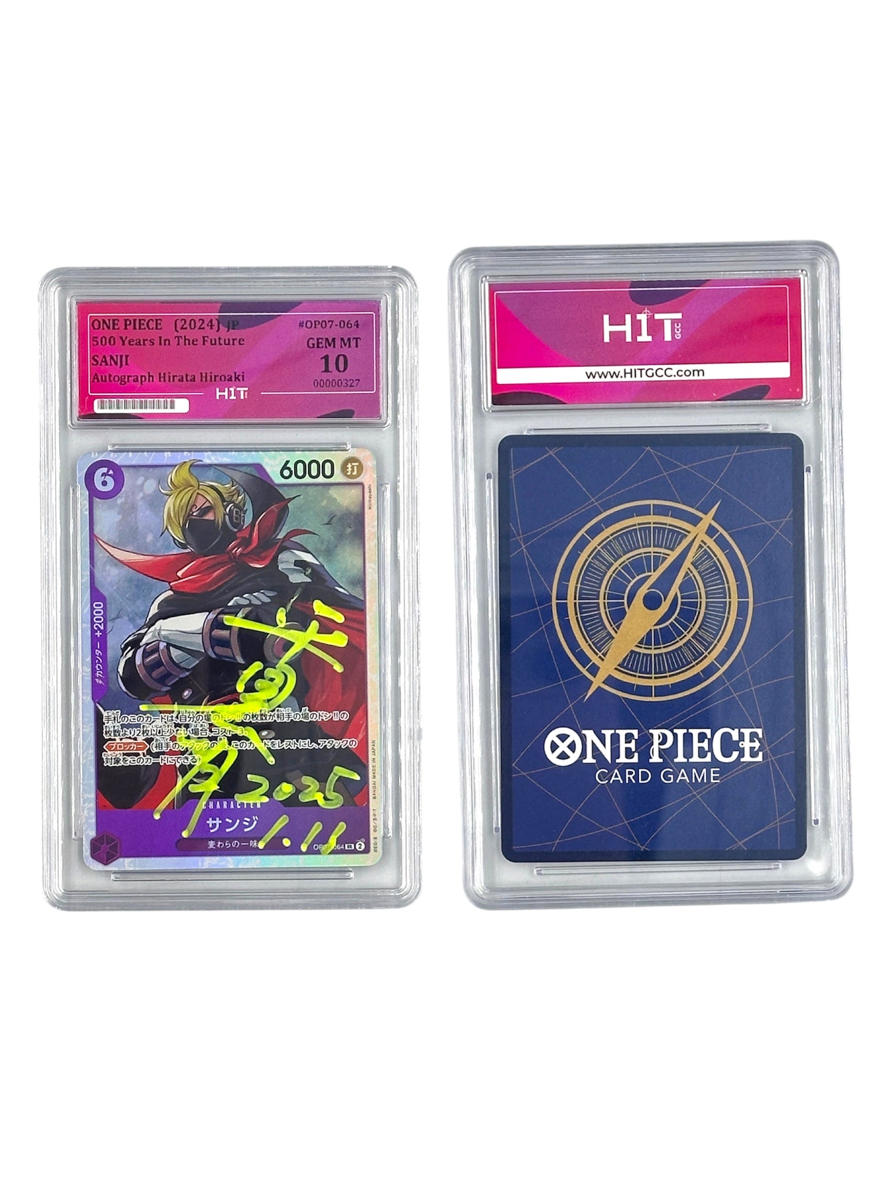 One Piece Sanji Autograph Hirata Hiroaki (JP 500 Years In The Future) 00000327