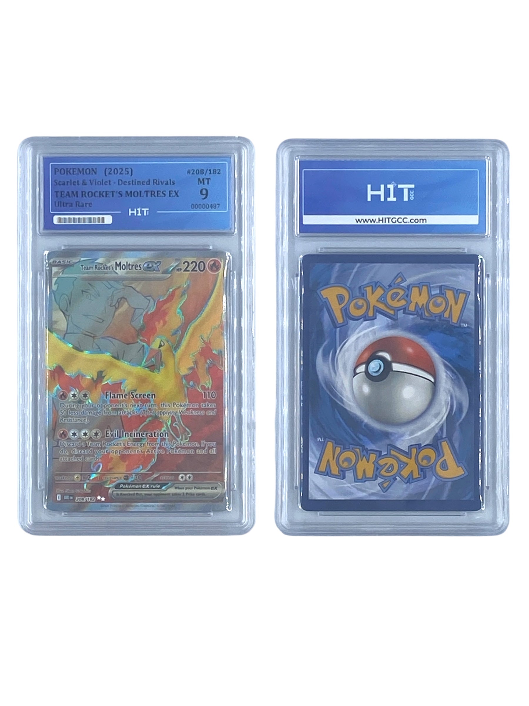 Pokémon Team Rocket's Moltres EX (Scarlet & Violet - Destined Rivals) 00000487